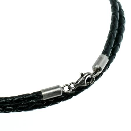 Leather Strap with Silver 925 Clasp