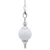 Pendulum with Polished White Agate